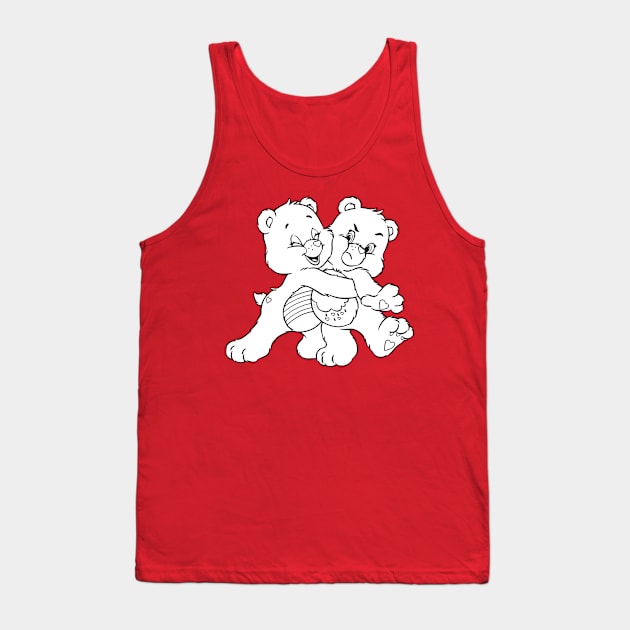 twin bears hugging Tank Top by SDWTSpodcast